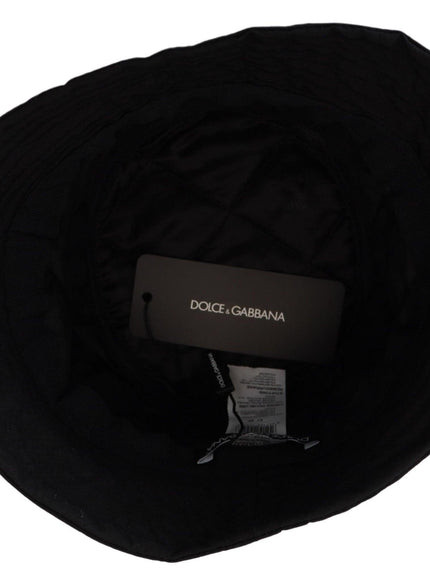 Dolce & Gabbana Black Nylon Women Bucket Cap Hat - Ellie Belle