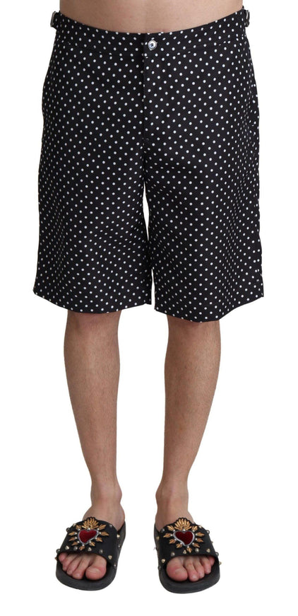 Dolce & Gabbana Black Polka Dots Beachwear Shorts Swimwear - Ellie Belle