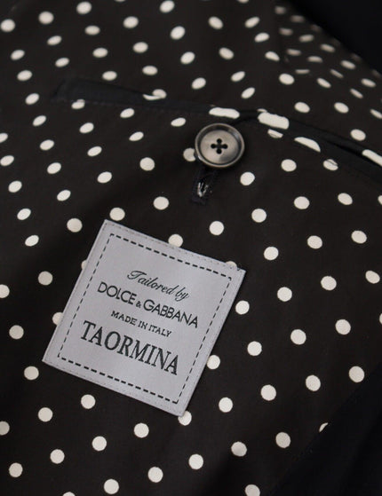 Dolce & Gabbana Black Polka Dots Silk 2 Piece TAORMINA Suit - Ellie Belle