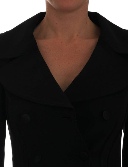 Dolce & Gabbana Black Short Croped Jacket Blazer