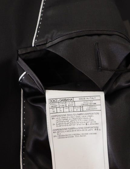 Dolce & Gabbana Black Single Breasted Jacket MARTINI Blazer - Ellie Belle