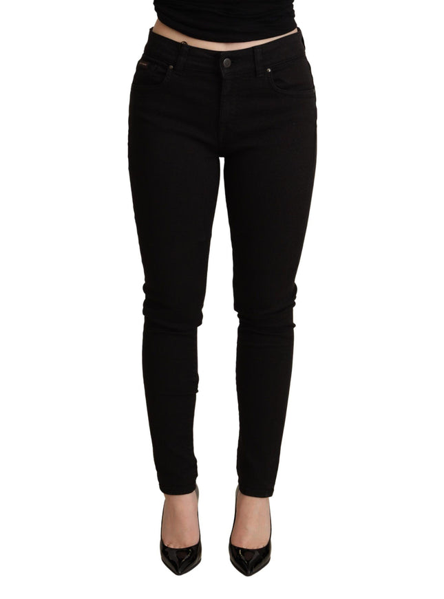 Dolce & Gabbana Black Skinny Denim Cotton Stretch Trouser Jeans - Ellie Belle