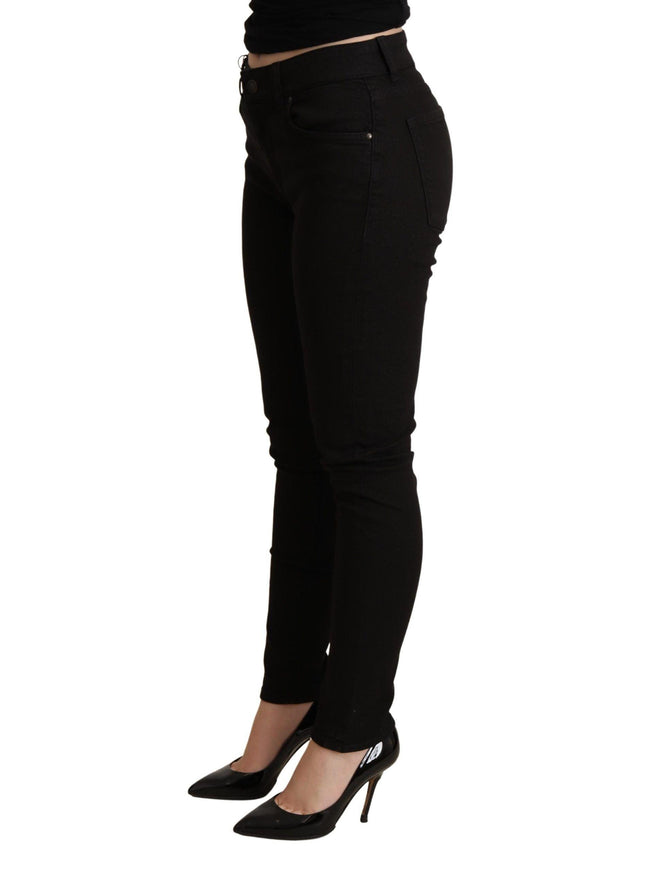 Dolce & Gabbana Black Skinny Denim Cotton Stretch Trouser Jeans - Ellie Belle