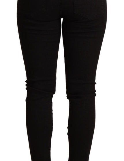Dolce & Gabbana Black Skinny Denim Cotton Stretch Trouser Jeans - Ellie Belle