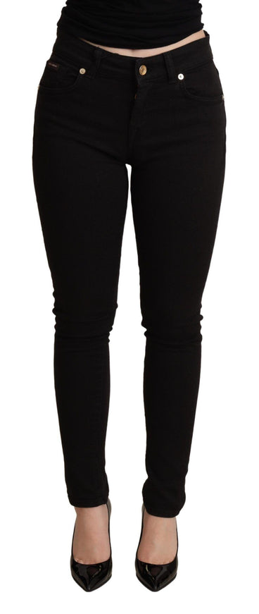 Dolce & Gabbana Black Skinny Denim Trouser Cotton Stretch Jeans - Ellie Belle