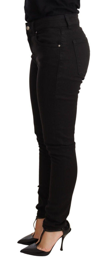 Dolce & Gabbana Black Skinny Slim Denim Cotton Stretch Jeans - Ellie Belle