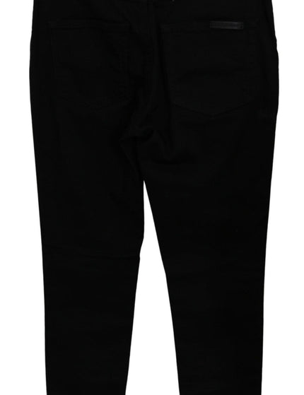 Dolce & Gabbana Black Skinny Trouser Cotton Stretch Jeans