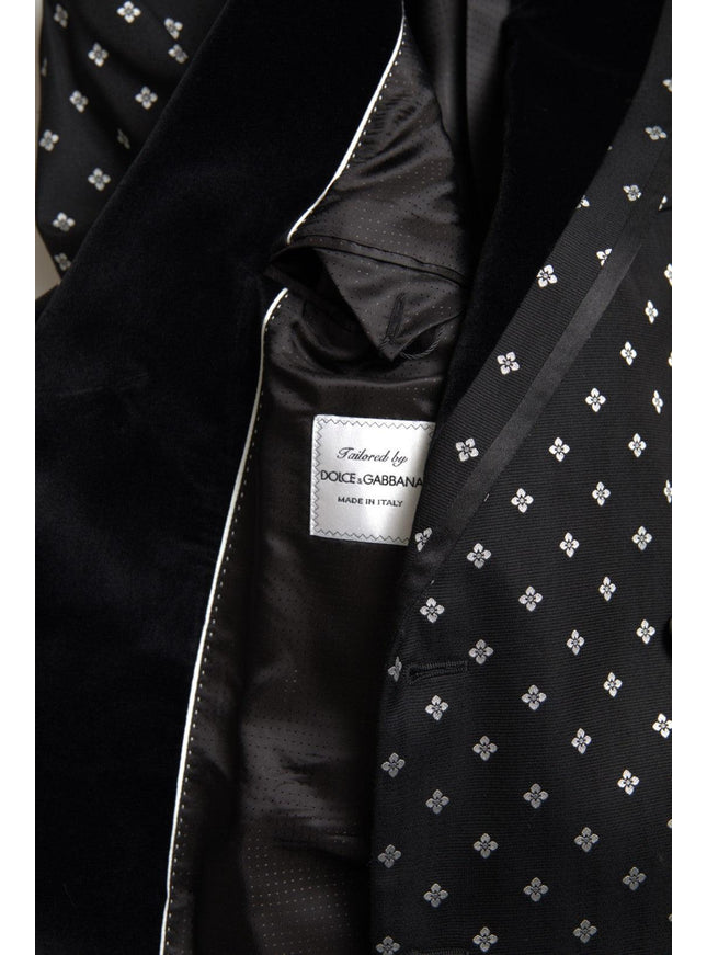 Dolce & Gabbana Black Slim Fit Double Breasted Blazer - Ellie Belle