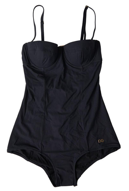 Dolce & Gabbana Black Swimsuit One Piece Women Beachwear Bikini - Ellie Belle