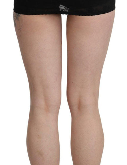 Dolce & Gabbana Black Underskirt Short Lace Stretch Skirt - Ellie Belle