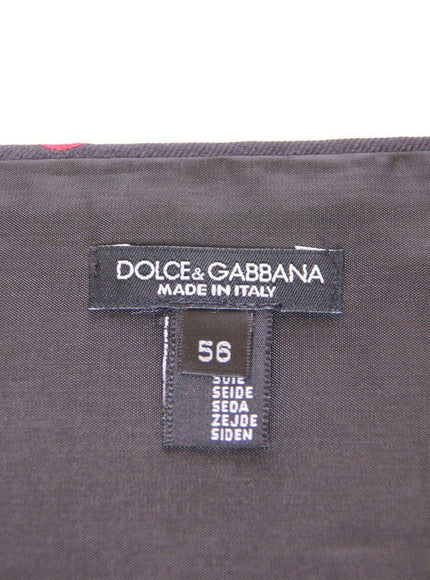 Dolce & Gabbana Black Waist Smoking Tuxedo Cummerbund Belt - Ellie Belle