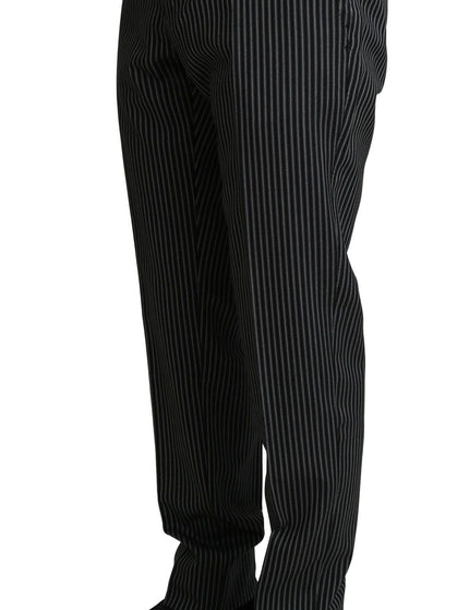 Dolce & Gabbana Black White Stripes 2 Piece MARTINI Suit - Ellie Belle