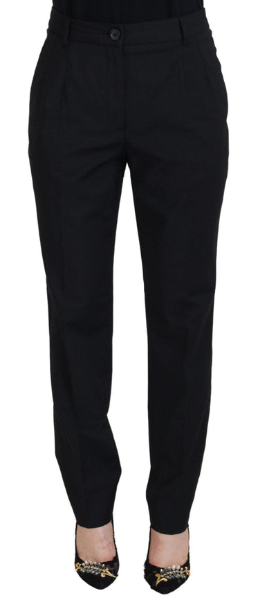 Dolce & Gabbana Black Women Formal Tapered Pants - Ellie Belle