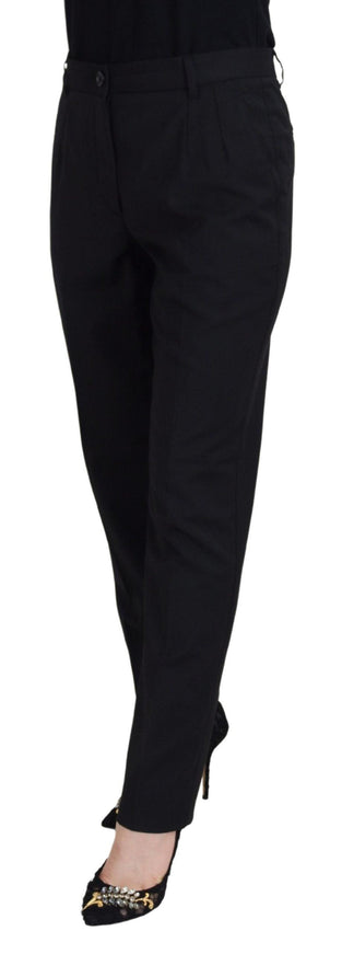 Dolce & Gabbana Black Women Formal Tapered Pants - Ellie Belle