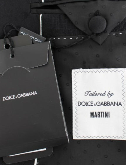 Dolce & Gabbana Black wool MARTINI slim blazer - Ellie Belle