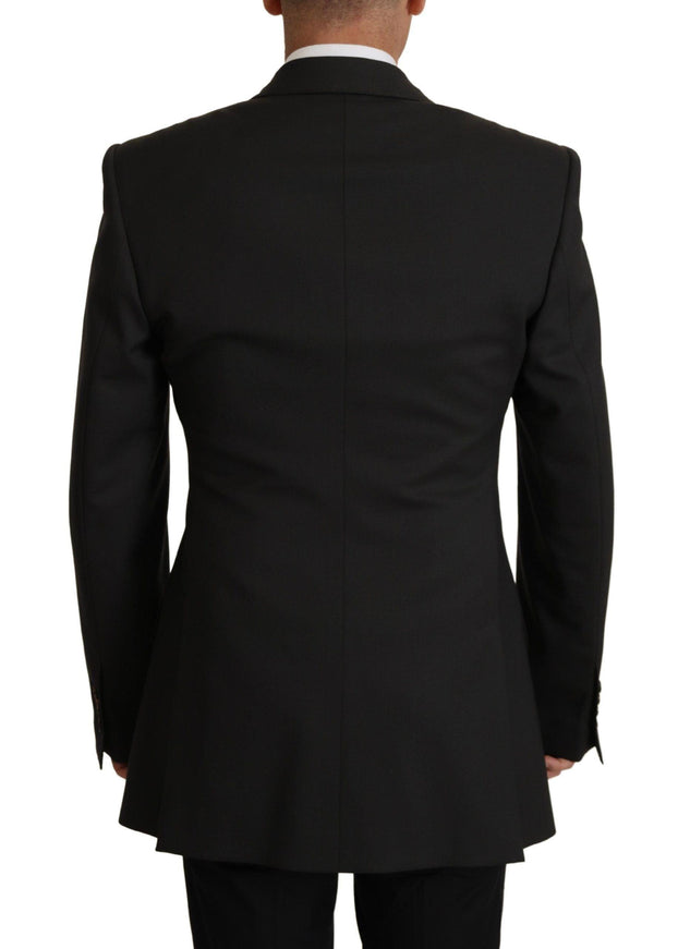 Dolce & Gabbana Black Wool Single Breasted Blazer v - Ellie Belle