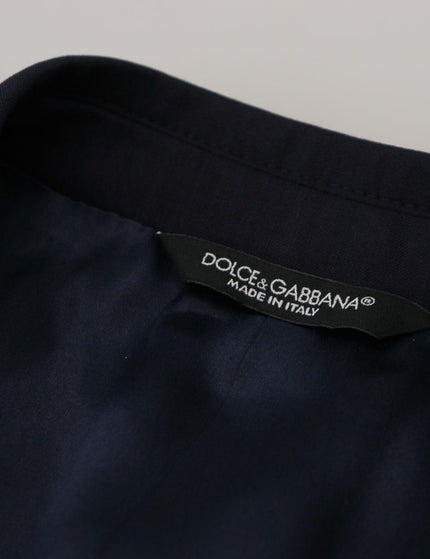 Dolce & Gabbana Black Wool Single Breasted Coat Blazer - Ellie Belle