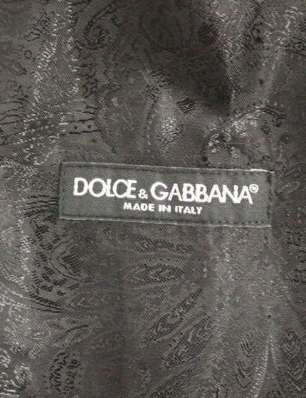 Dolce & Gabbana Black Wool Single Breasted Vest Gilet - Ellie Belle