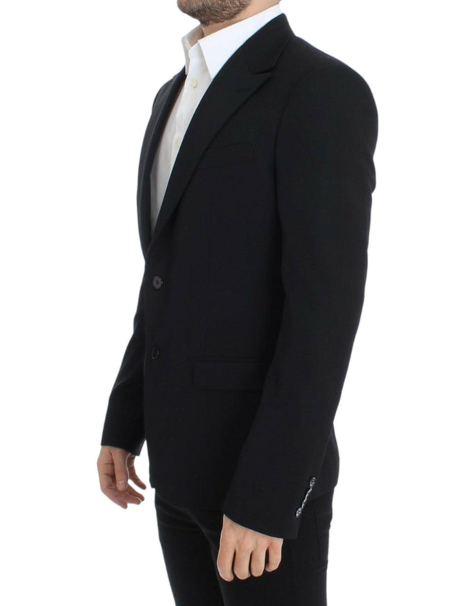 Dolce & Gabbana Black wool slim fit blazer - Ellie Belle