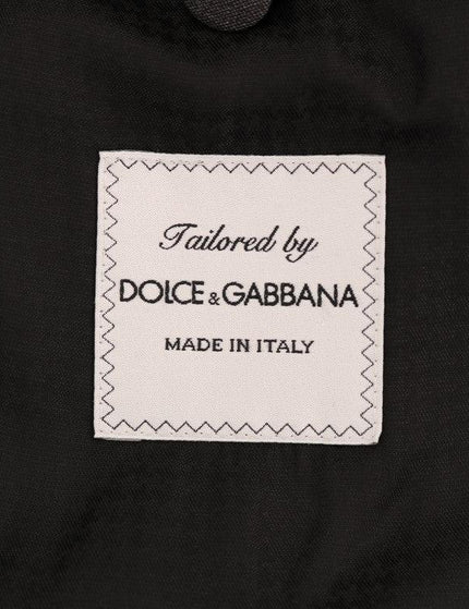 Dolce & Gabbana Black Wool Stretch 3 Piece Two Button Suit - Ellie Belle