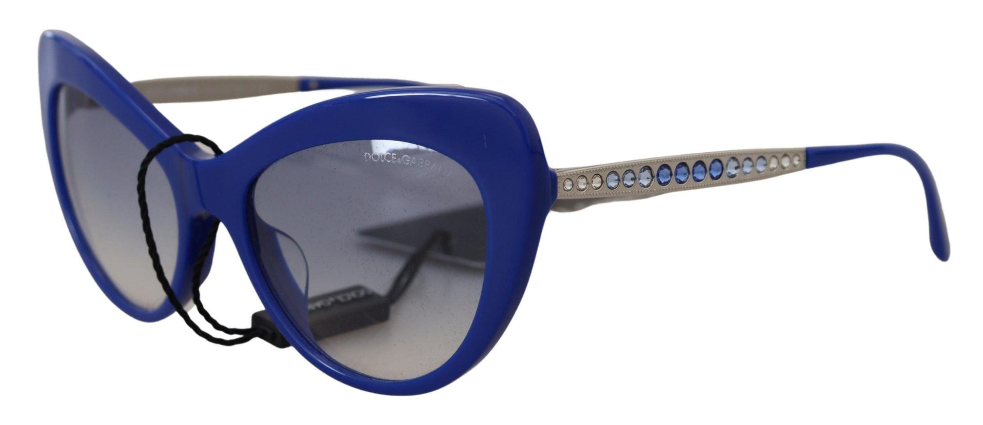 Dolce & Gabbana Blue Acetate Full Rim Cat Eye DG4307 Sunglasses - Ellie Belle