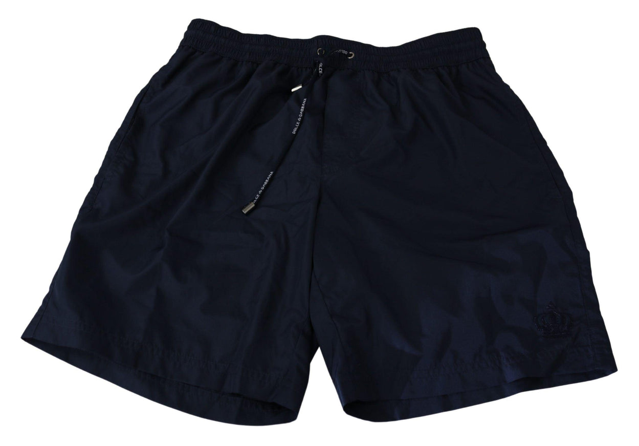 Dolce & Gabbana Blue Beachwear Shorts Mens Boxer Swimshorts - Ellie Belle