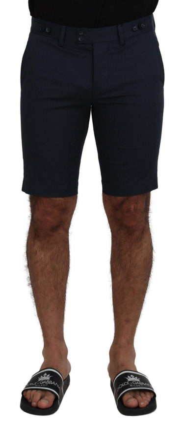 Dolce & Gabbana Blue Bermuda Low Waist Men Shorts - Ellie Belle