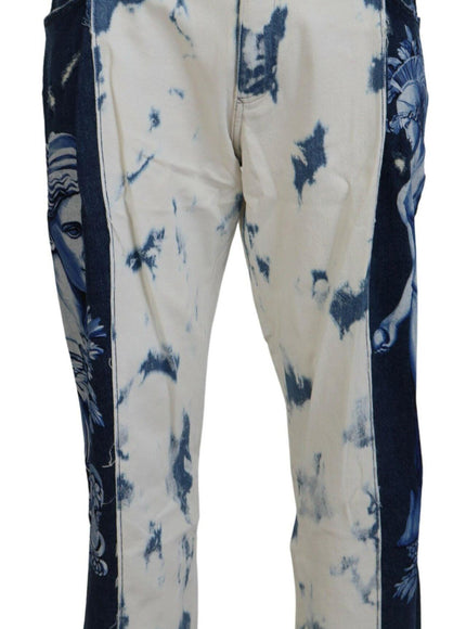 Dolce & Gabbana Blue Ceasar Denim Cotton Loose Fit Jeans