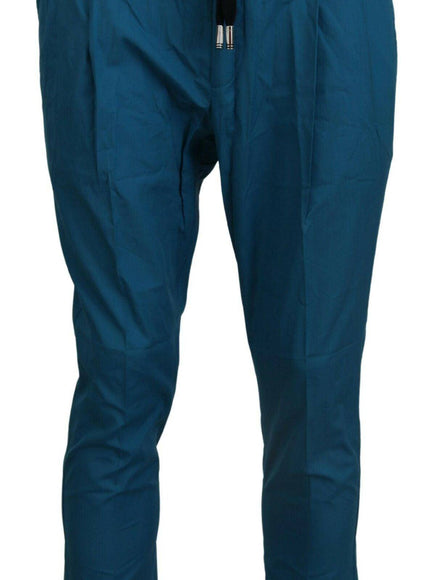 Dolce & Gabbana Blue Cotton Chinos Trousers Pants