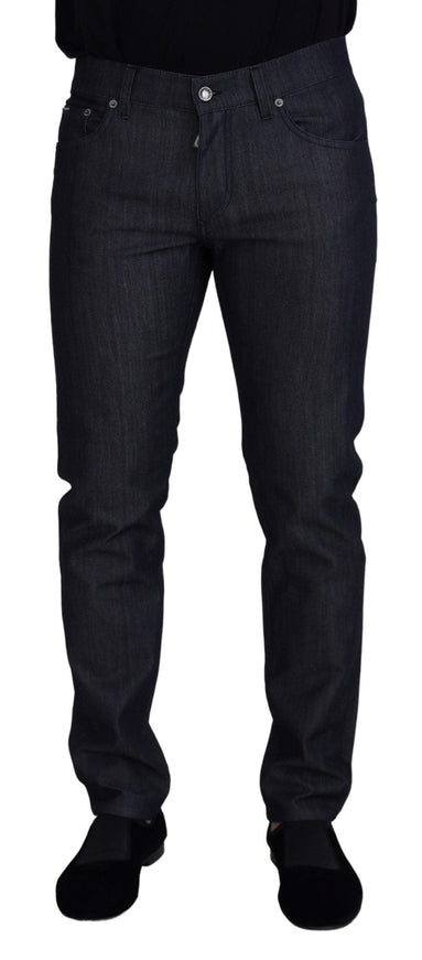 Dolce & Gabbana Blue Cotton Men Casual Denim Jeans - Ellie Belle