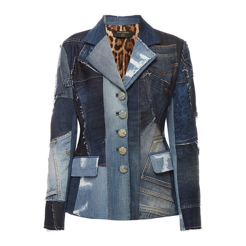 Dolce & Gabbana Blue Cotton Suits & Blazer - Ellie Belle