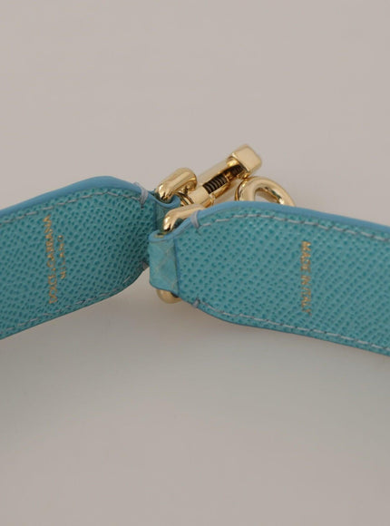 Dolce & Gabbana Blue Crystals Leather Bag Shoulder Strap - Ellie Belle