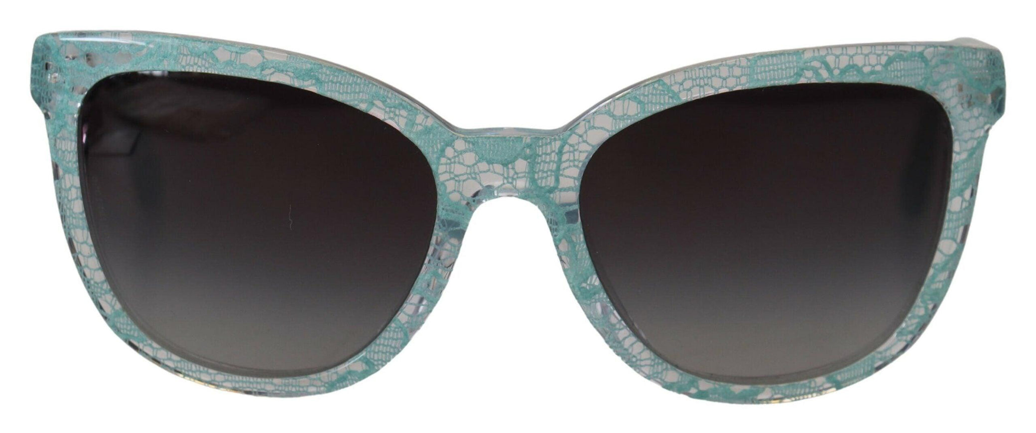 Dolce & Gabbana Blue DG4190 Lace Crystal Acetate Butterfly Sunglasses - Ellie Belle