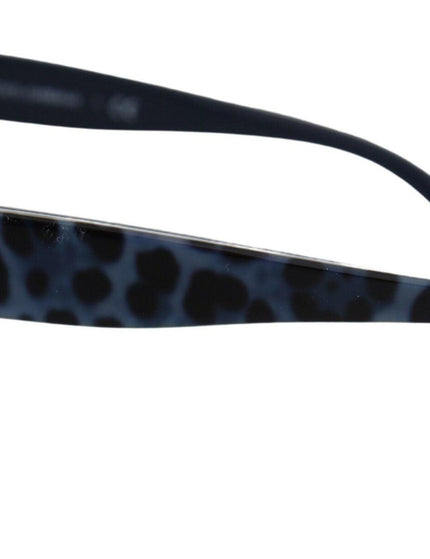 Dolce & Gabbana Blue DG4234 Leopard Acetate Frame Shades Sunglasses - Ellie Belle