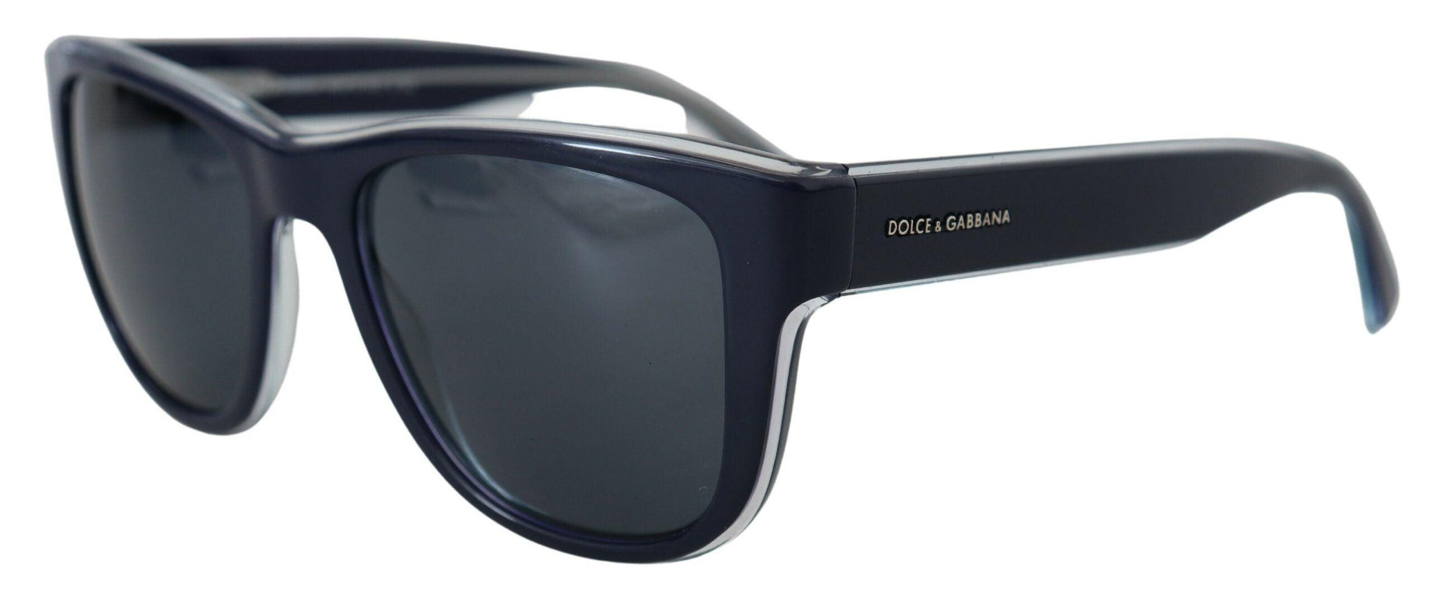 Dolce & Gabbana Blue DG4284 Plastic Full Rim Mirror Lens Sunglasses - Ellie Belle