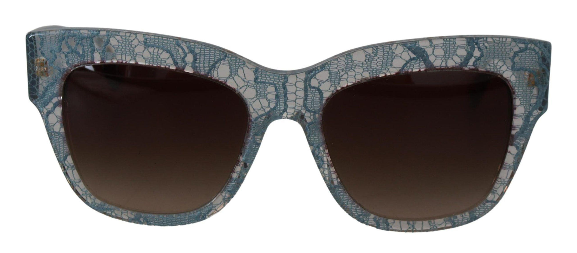 Dolce & Gabbana Blue Lace Acetate Crystal Butterfly DG4231 Sunglasses - Ellie Belle