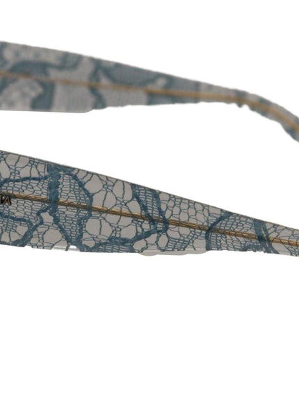 Dolce & Gabbana Blue Lace Acetate Crystal Butterfly DG4231 Sunglasses