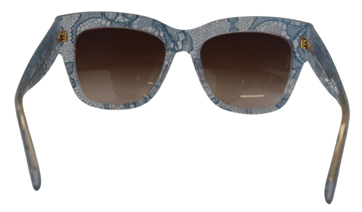 Dolce & Gabbana Blue Lace Acetate Rectangle DG4231 Shades Sunglasses - Ellie Belle