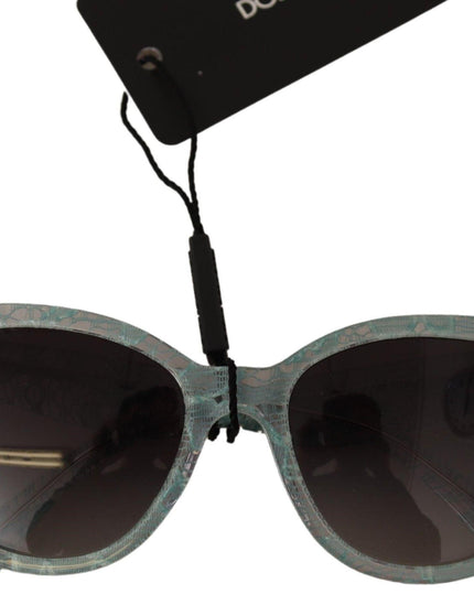 Dolce & Gabbana Blue Lace Crystal Acetate Butterfly DG4190 Sunglasses - Ellie Belle