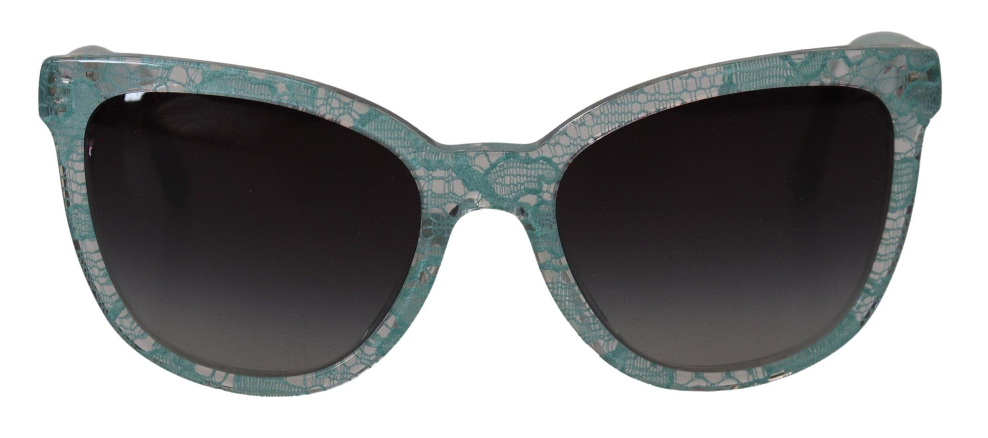 Dolce & Gabbana Blue Lace Crystal Acetate Butterfly DG419C Sunglasses - Ellie Belle