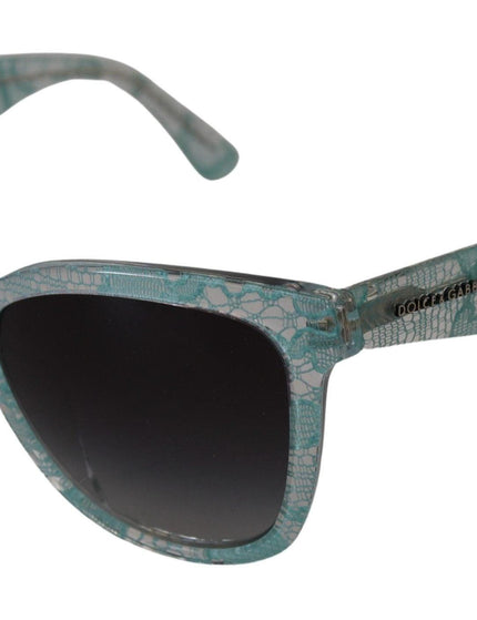 Dolce & Gabbana Blue Lace Crystal Acetate Butterfly DG419C Sunglasses - Ellie Belle