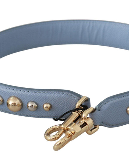 Dolce & Gabbana Blue Leather Handbag Accessory Shoulder Strap - Ellie Belle