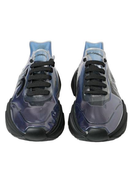 Dolce & Gabbana Blue Logo Inflatable Rubber Daymaster Sneakers Shoes - Ellie Belle