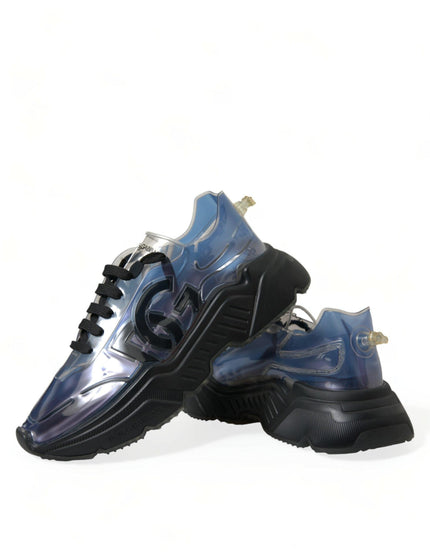 Dolce & Gabbana Blue Logo Inflatable Rubber Daymaster Sneakers Shoes - Ellie Belle