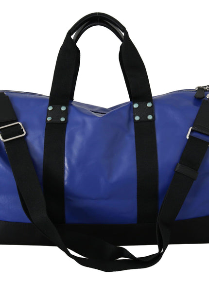 Dolce & Gabbana Blue Shoulder Sling Travel Luggage Cotton Bag - Ellie Belle