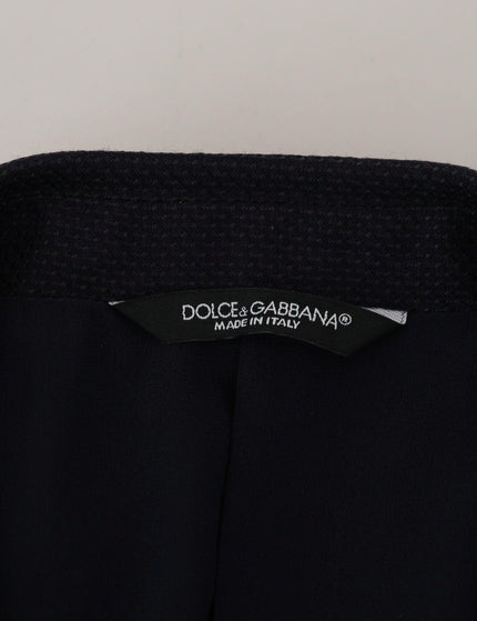 Dolce & Gabbana Blue Single Breasted 2 Piece MARTINI Suit - Ellie Belle