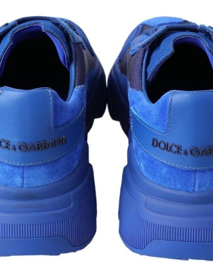 Dolce & Gabbana Blue Suede Low Top Daymaster Sneakers Shoes - Ellie Belle
