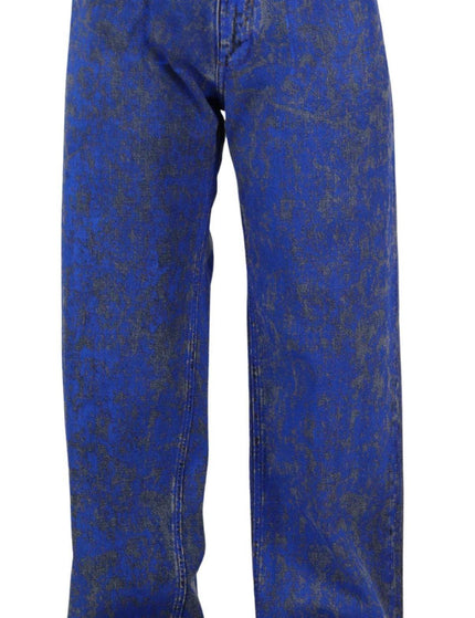 Dolce & Gabbana Blue Tie Dye High Waist Cotton Denim Jeans - Ellie Belle