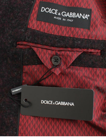 Dolce & Gabbana Bordeaux alpaga two button blazer - Ellie Belle