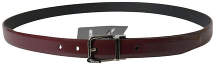 Dolce & Gabbana Buckle Belt In Brown Leather